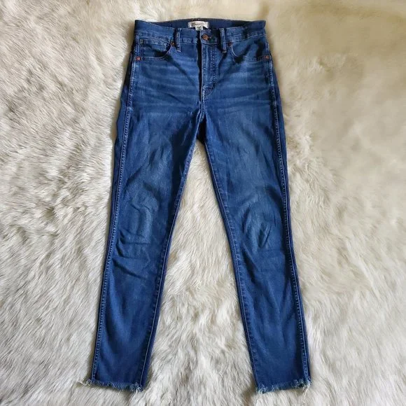 Madewell 10 High-Rise Skinny Jeans in Brockton Wash Size 28 EUC